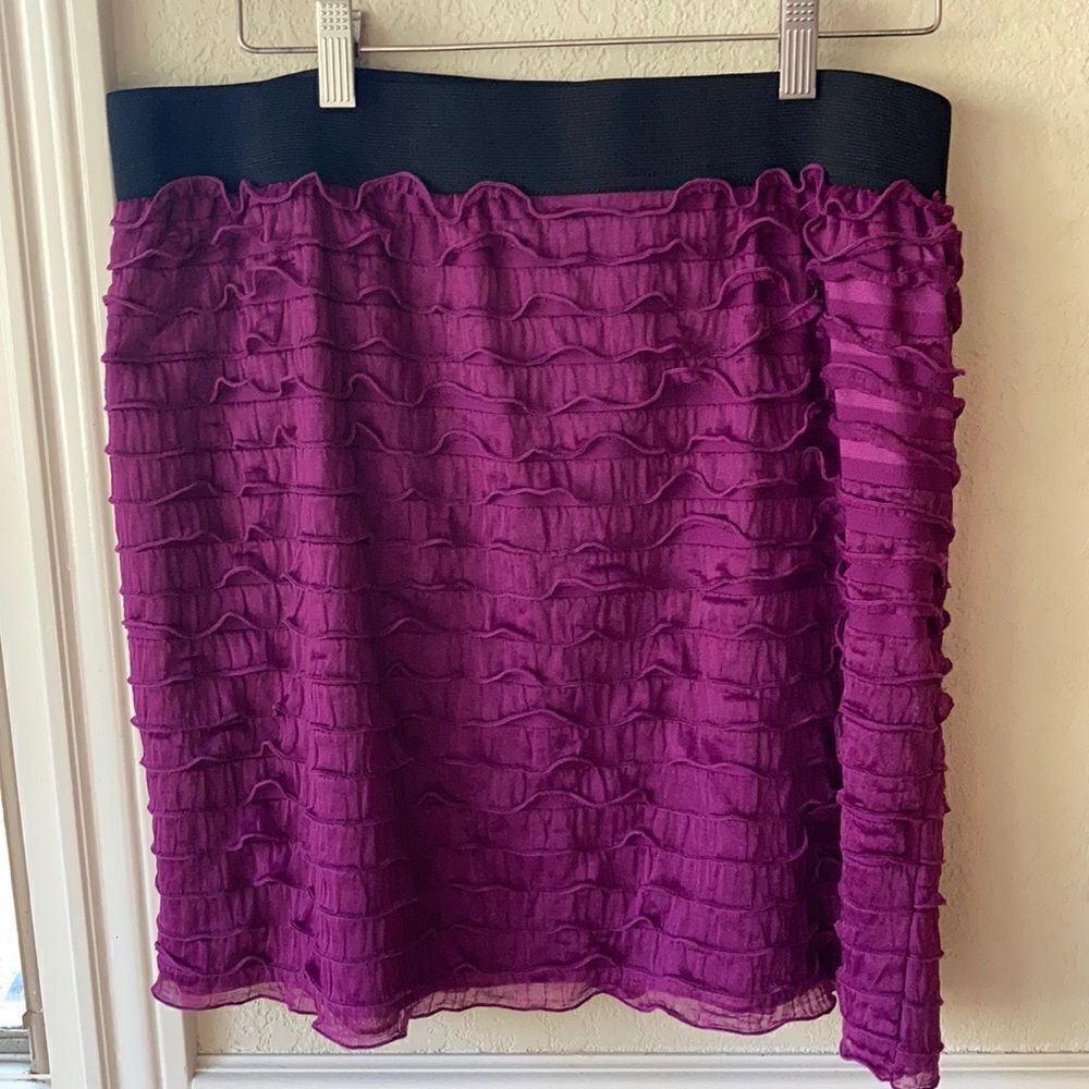 Women’s APT.9 Holly Hock Ruffle Skirt Size XL